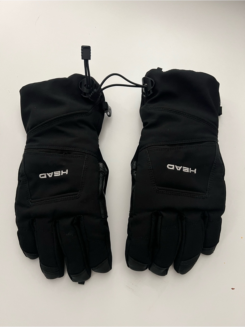 Head black ski gloves size XS